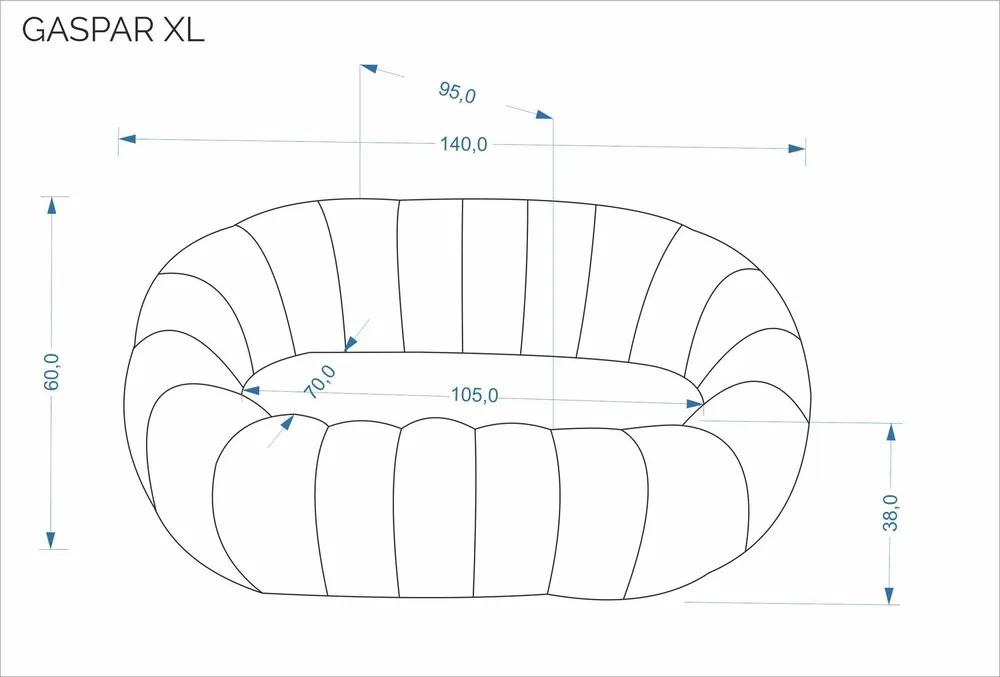 Fotel Gaspar XL