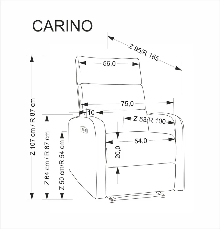 Fotel Carinio