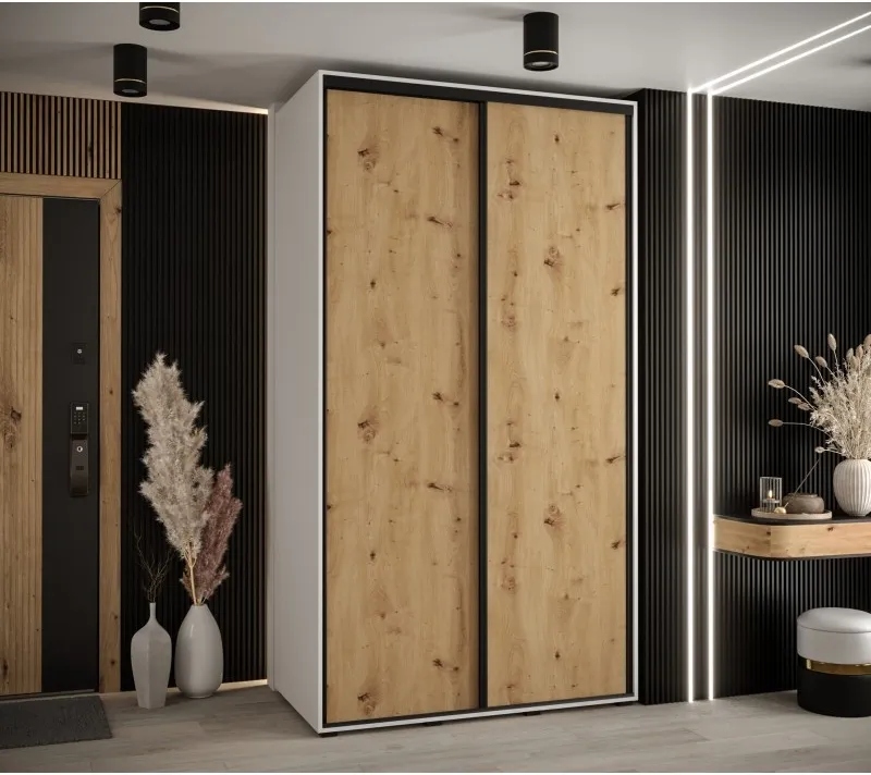 Skriňa s posuvnými dverami Davos 1 130 cm 60 cm hĺbky