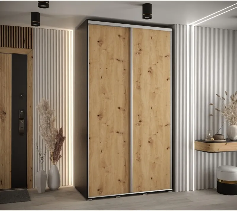 Skriňa s posuvnými dverami Davos 1 130 cm 60 cm hĺbky