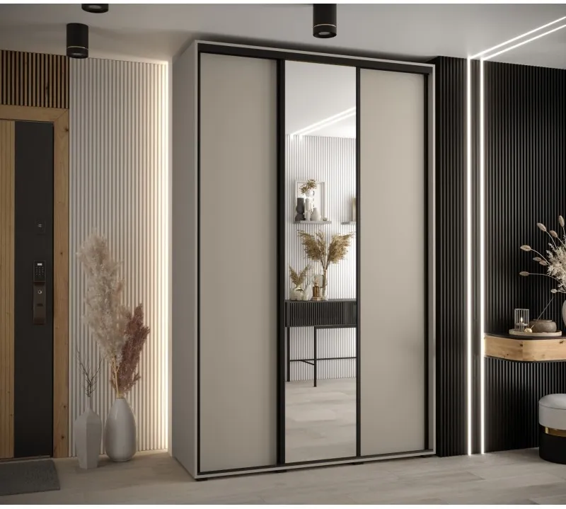 Posuvná skříň se zrcadlem Dakota 3 150 60 hloubky