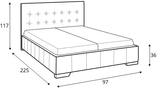 Łóżko 80209 KFD (80x200)