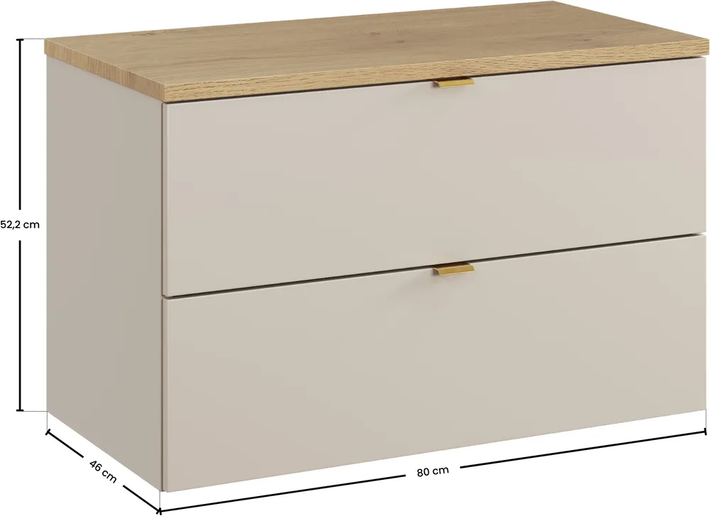 Skříňka pod umyvadlo Dalia Cashmere