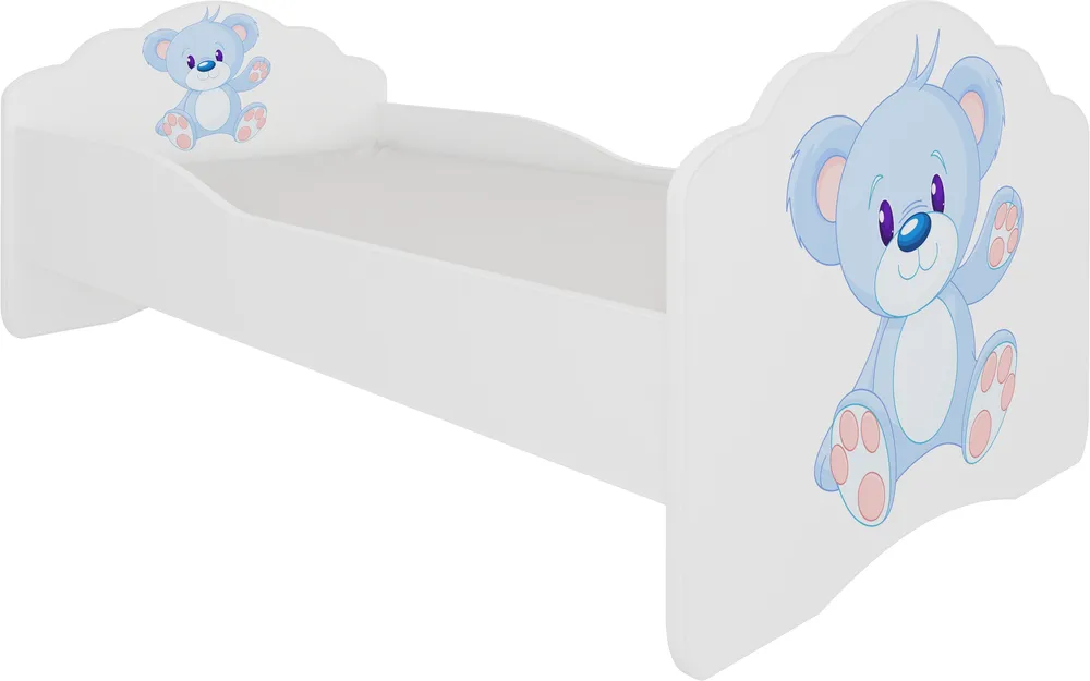 Postel s matrací Casimo Blue Bear 140 cm
