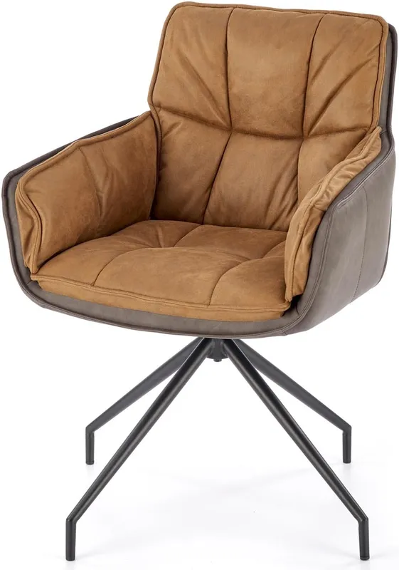 Krzesło brązowe/ciemny brąz K-523