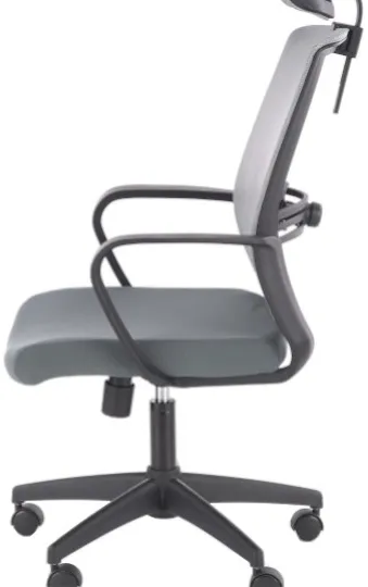 Otočné křeslo Arsen popelavé