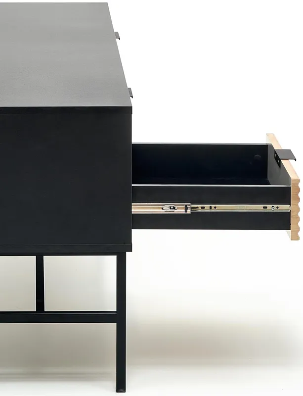 Jednodverový TV stolík so zásuvkami do obývačky Murano