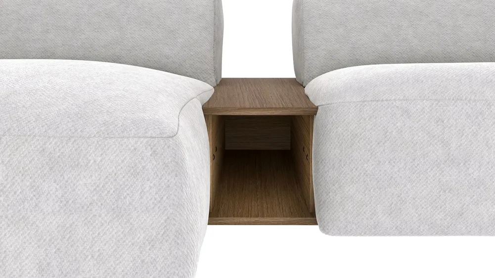 Levá rozkládací rohová pohovka Tommy Table se stolkem