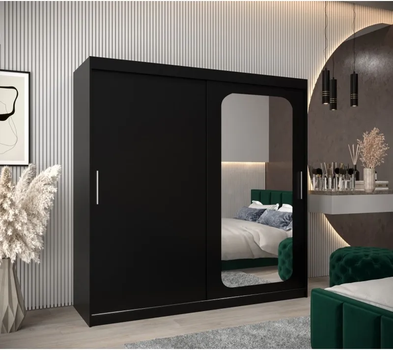 Posuvná skříň se zrcadlem Promo T2 200