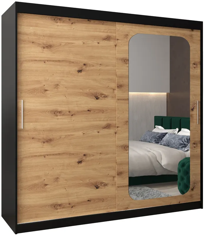 Skriňa s posuvnými dverami so zrkadlom Promo T2 200