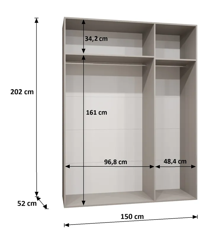 Szafa Bari 1 150 cm
