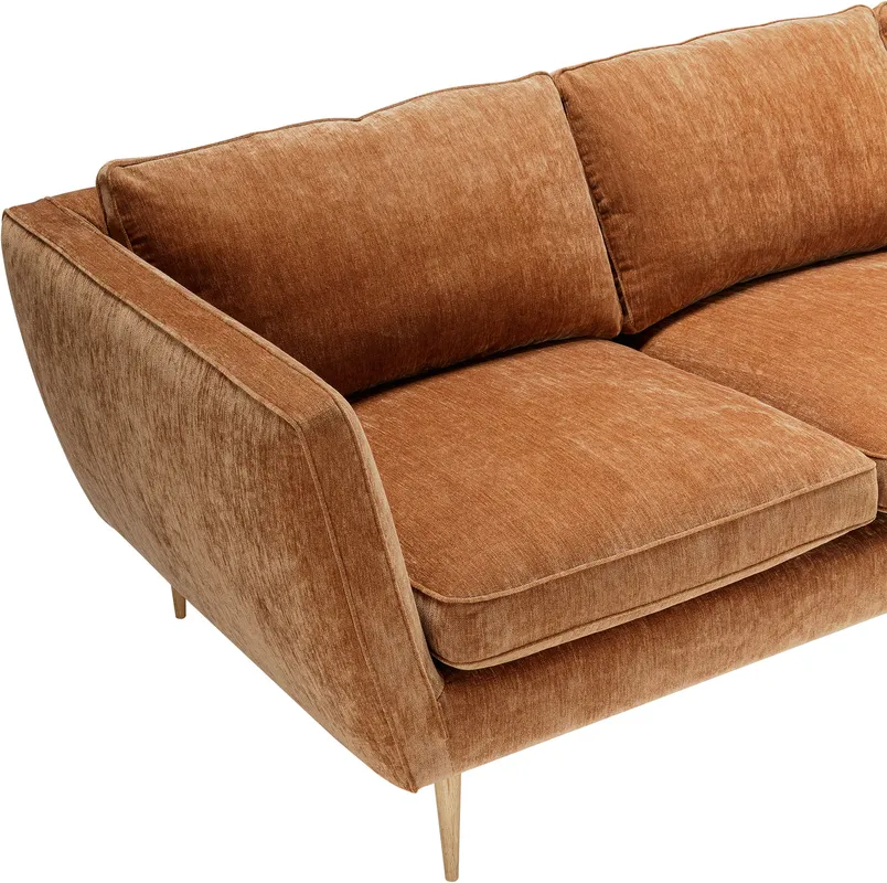 Sofa 4-osobowa Teddy (wersja z trzema poduszkami siedziskowymi)
