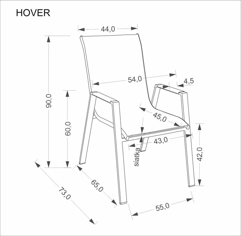 Krzesło Hover