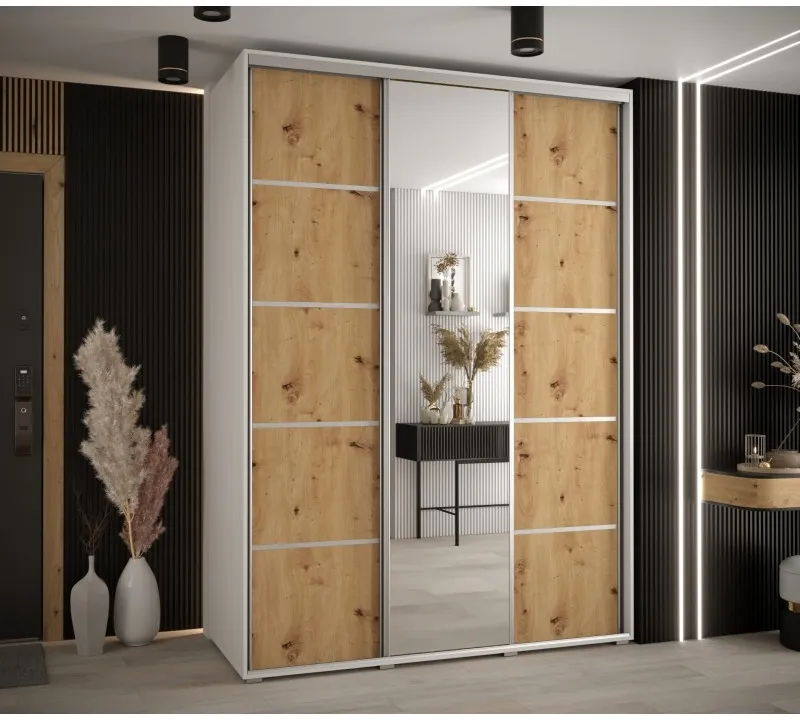 Posuvná skříň se zrcadlem Cannes 5 180 hloubka 60 cm