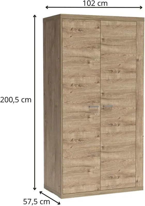 Šatní skříň Natural