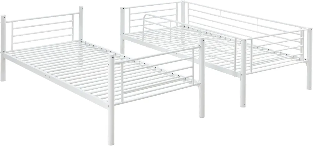 Patrová postel Bunky - bílá verze