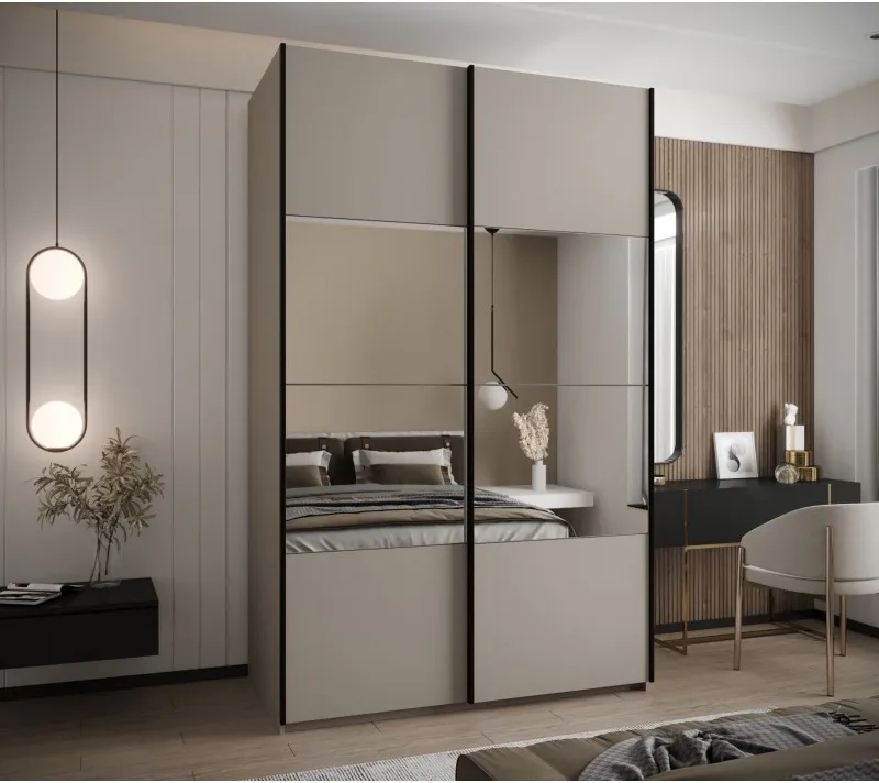 Posuvná skříň se zrcadlem Lux 4 150