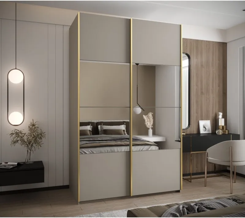 Posuvná skříň se zrcadlem Lux 4 150