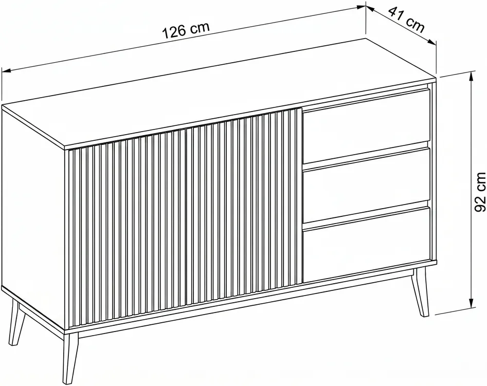 Komoda Ademo 126