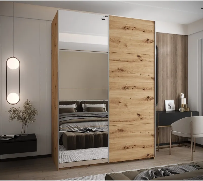 Szafa przesuwna z lustrem Lux 3 180