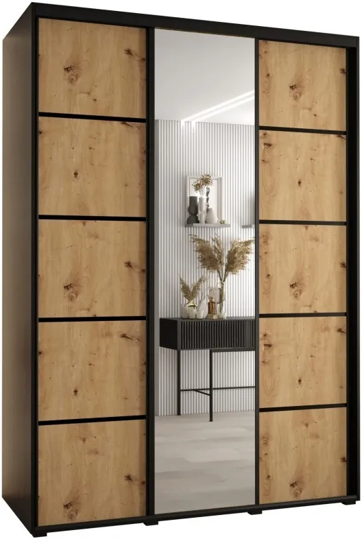Posuvná skříň se zrcadlem Cannes 5 170 60 cm hloubky