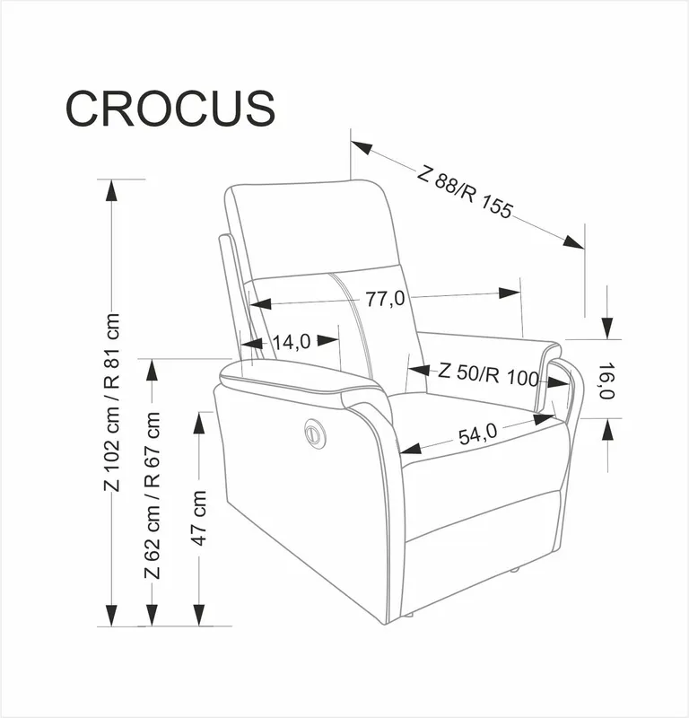 Fotel Crocus