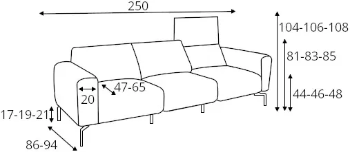 Sofa 3-osobowa Cosy