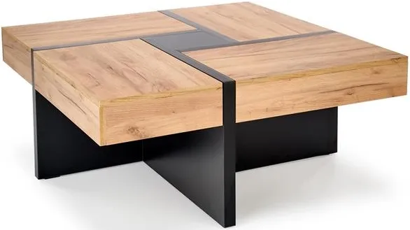 Designový konferenční stolek Sevilla do obývacího pokoje dub craft-černý