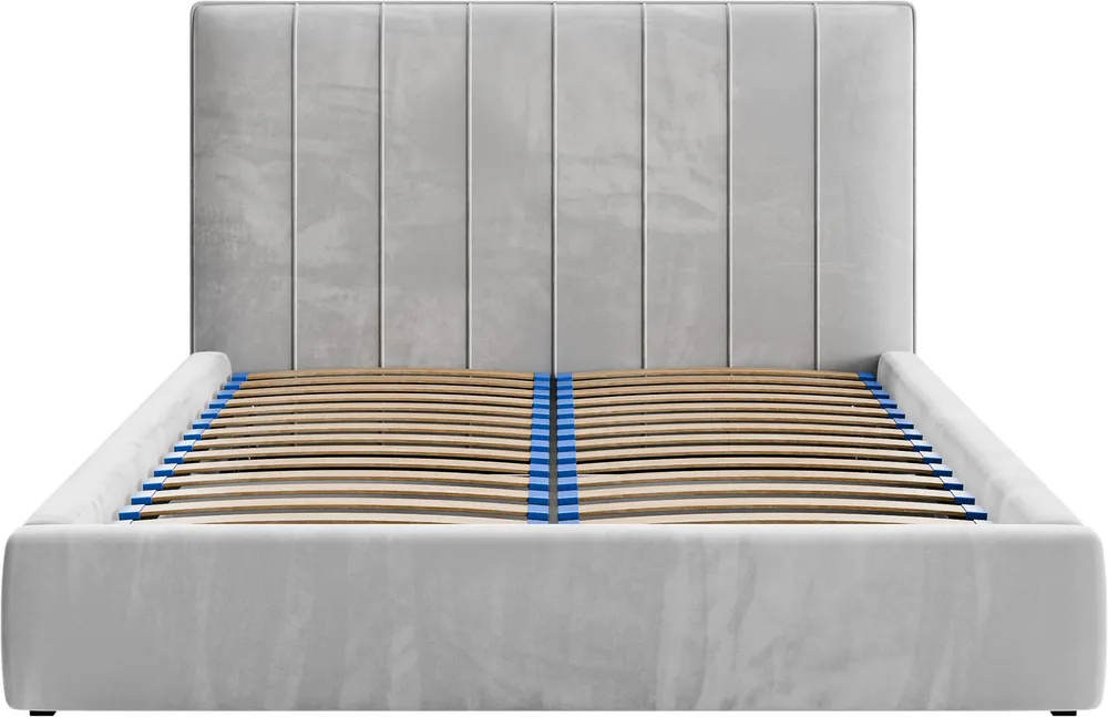 Čalouněná postel Temaro 180x200 s roštem a elegantním čelem