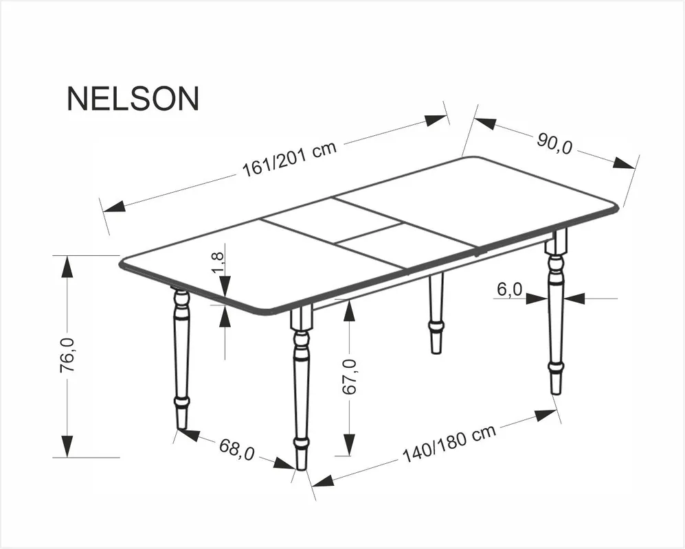 Stół Nelson 160