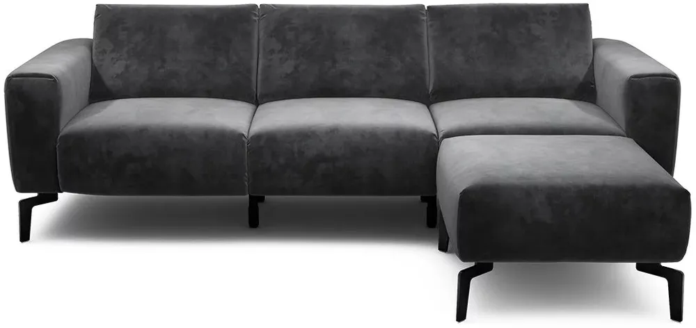 Rozkládací pohovka třímístná s taburetem Cosy