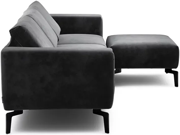 Sofa 3-osobowa z pufą Cosy