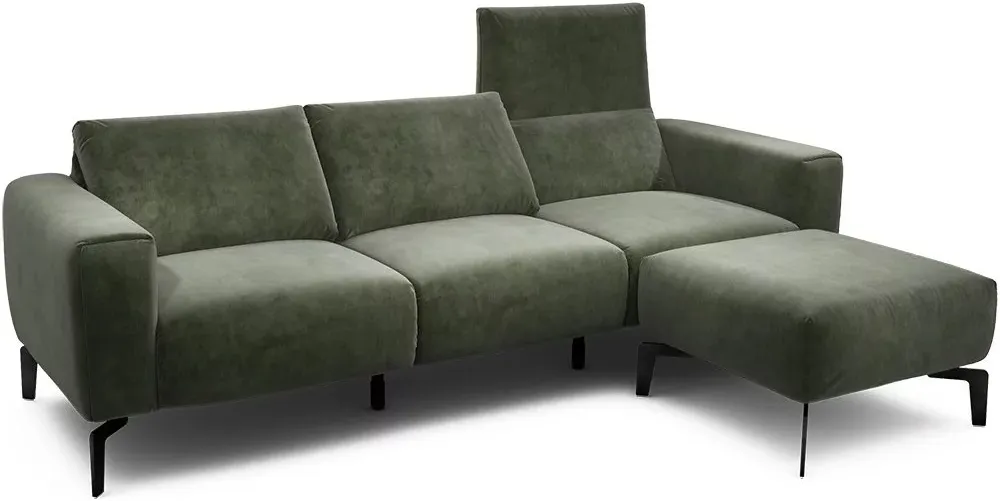 Sofa 3-osobowa z pufą Cosy