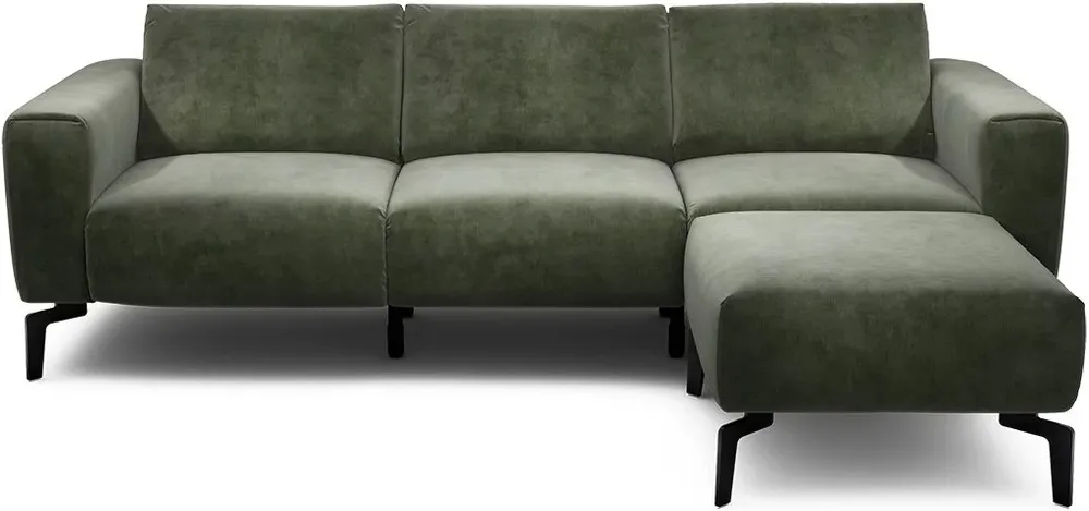 Sofa 3-osobowa z pufą Cosy