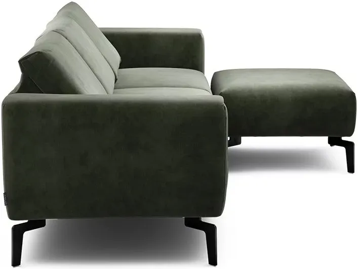 Sofa 3-osobowa z pufą Cosy