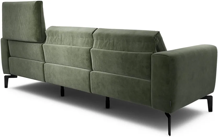Sofa 3-osobowa z pufą Cosy