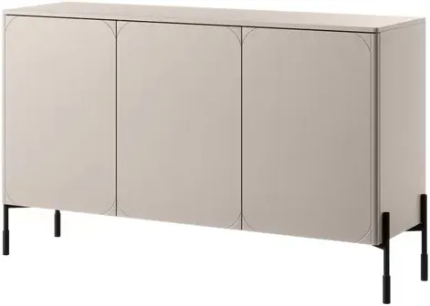 Komoda trzydrzwiowa z półkami Sonatia 150 cm