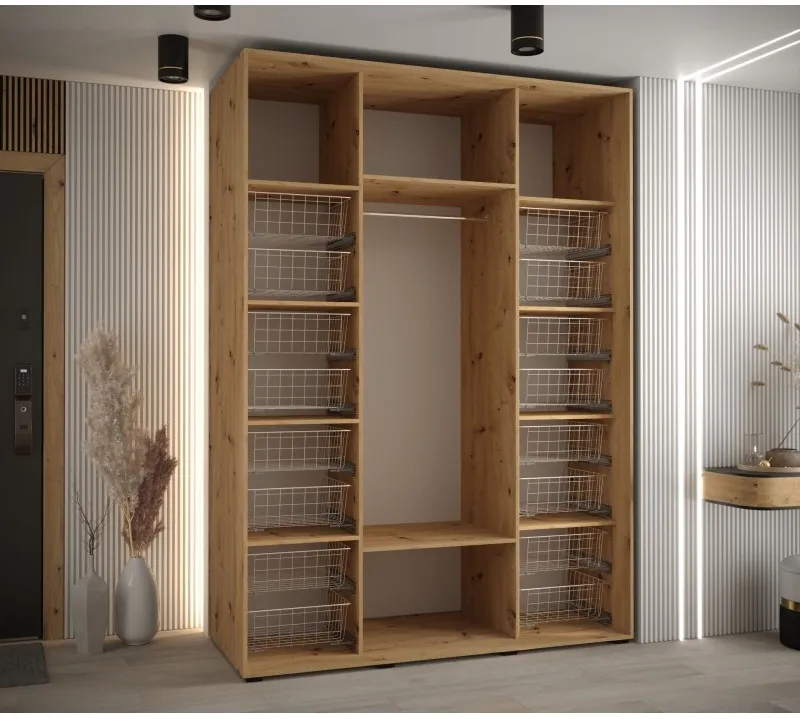 Šatní skříň Cannes 4 170 hloubka 60 cm