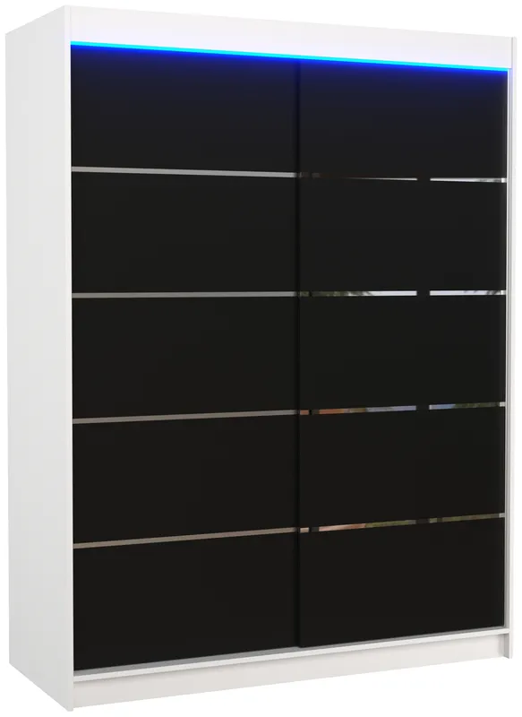 Skriňa s posuvnými dverami s LED osvetlením Luft 150