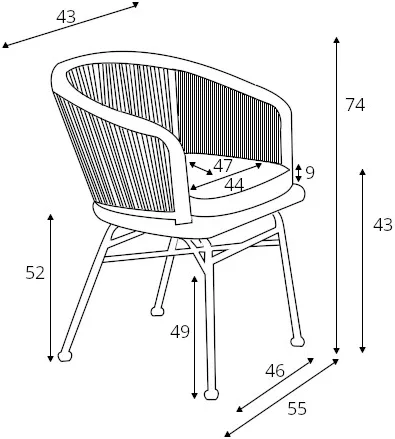 Krzesło ogrodowe K-400