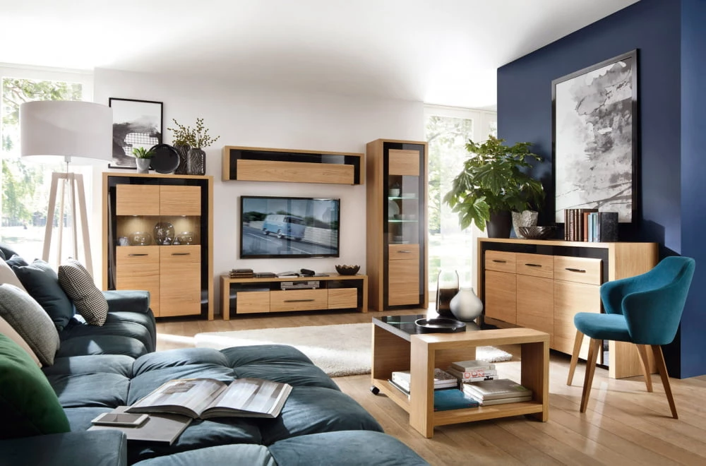 Szafka Rtv Arosa Black Red White Twojemeble Pl Meble Z