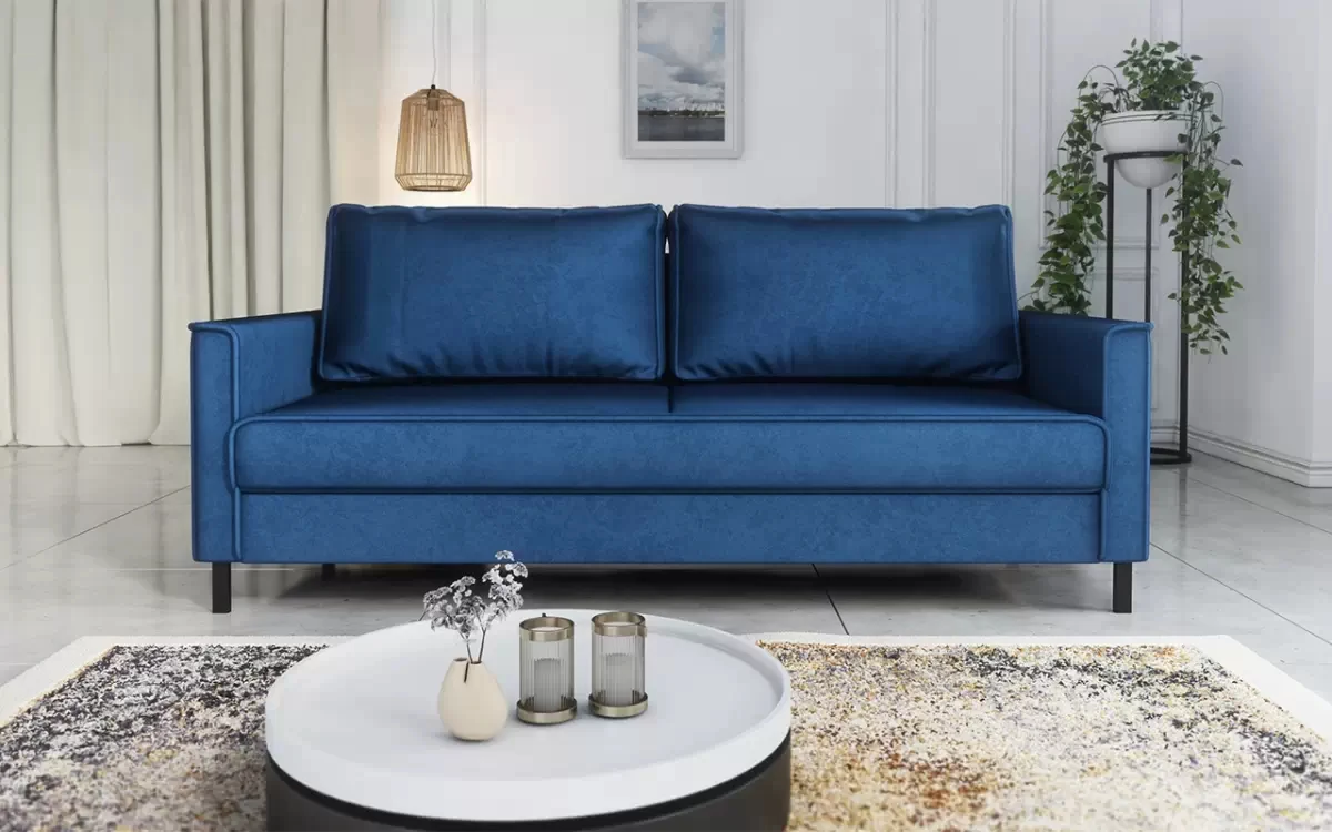 Sofa Lola z funkcją spania i pojemnikiem na pościel 
