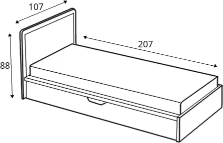 Łóżko Frame