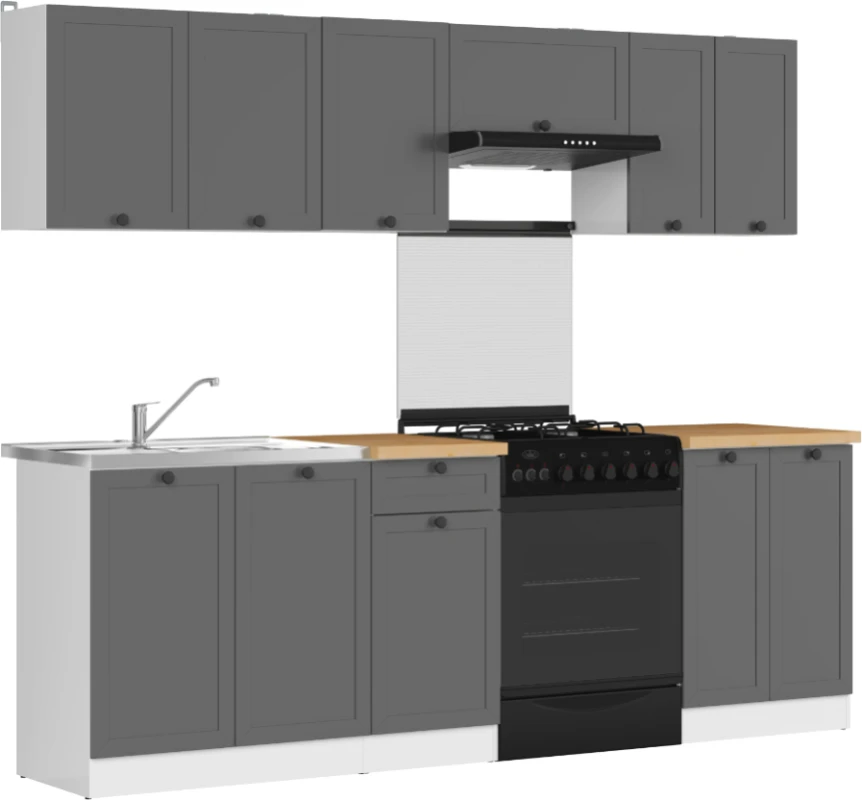 Komplet kuchenny Junona Line 240 cm z blatem