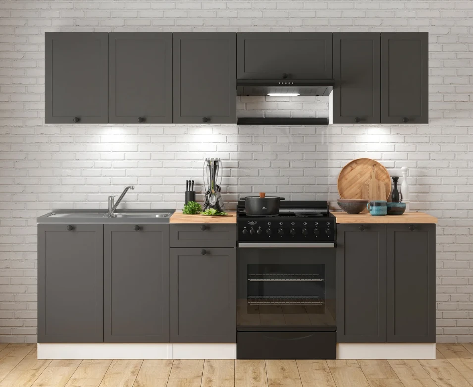 Komplet kuchenny Junona Line 240 cm z blatem