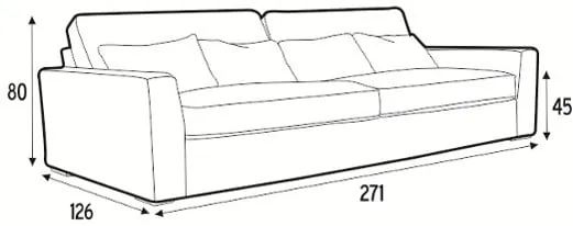 Sofa 4-osobowa New York