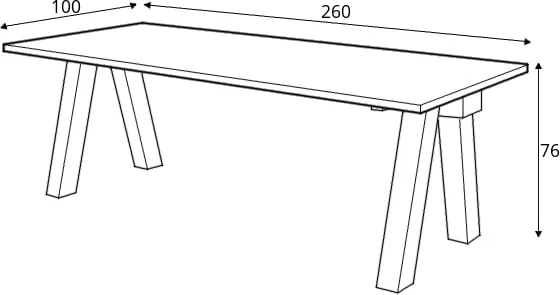 Stół Balk 260 x 100