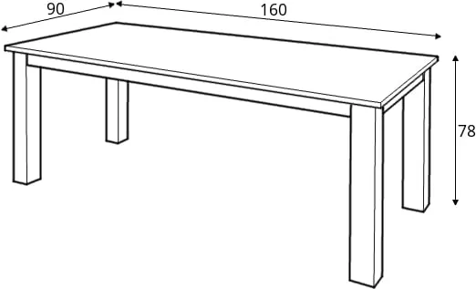 Stół JBF 160 x 90