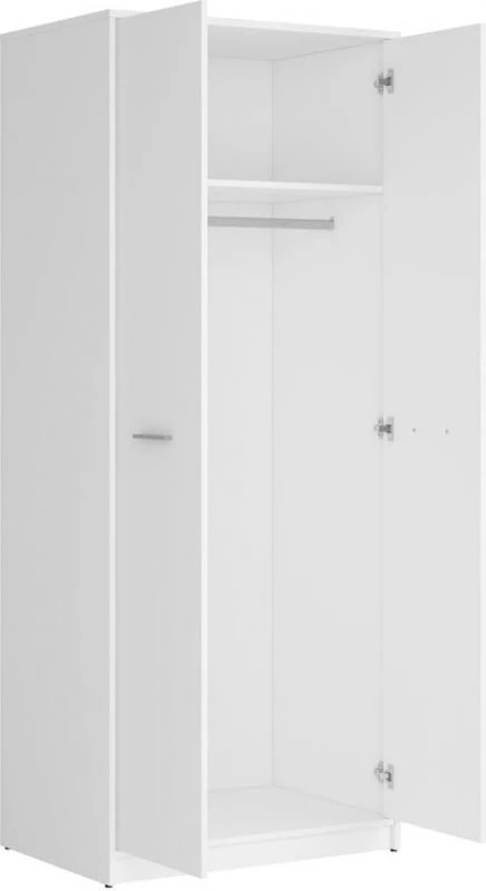 Praktická 2-dveřová šatní skříň do dětského pokoje a předsíně Nepo Plus
