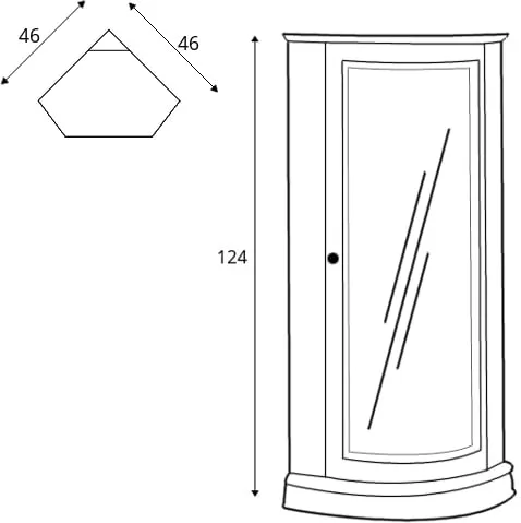Komoda narożna Moritz
